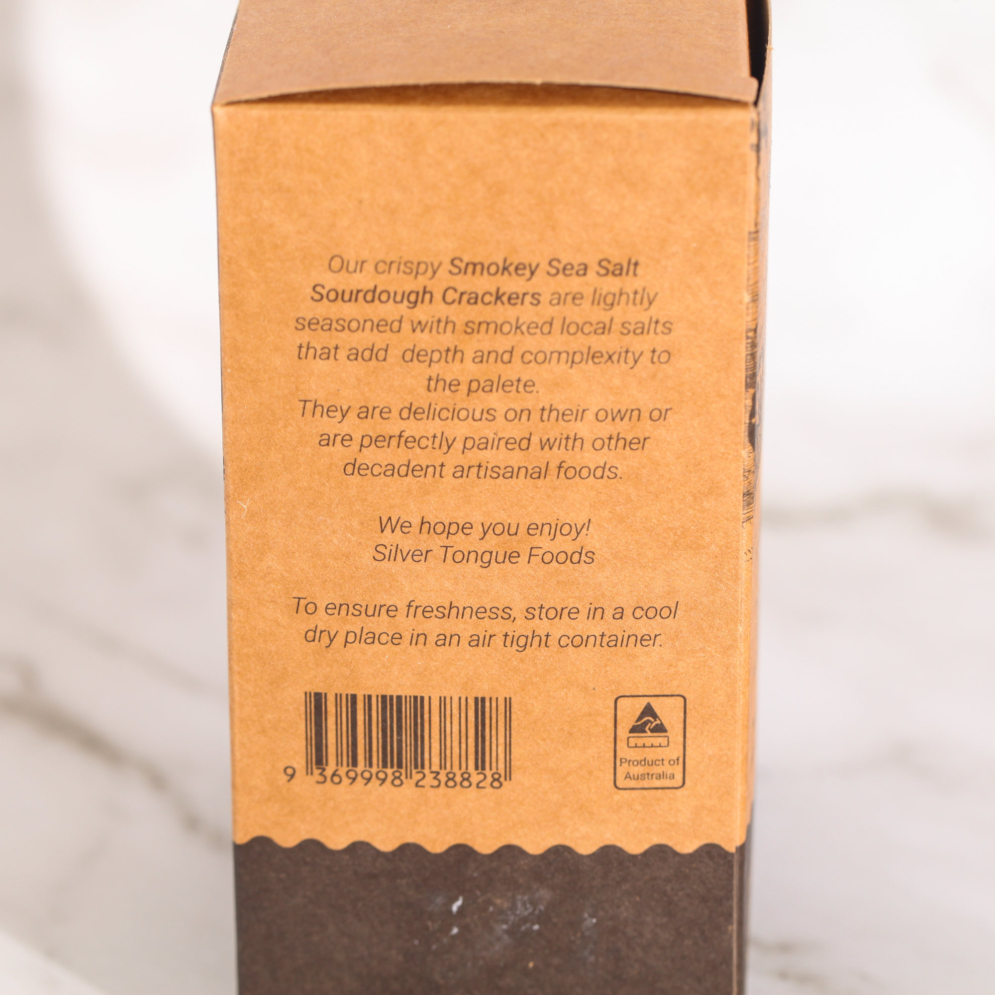 Smokey Sea Salt Sourdough Cracker - Silver Tongue